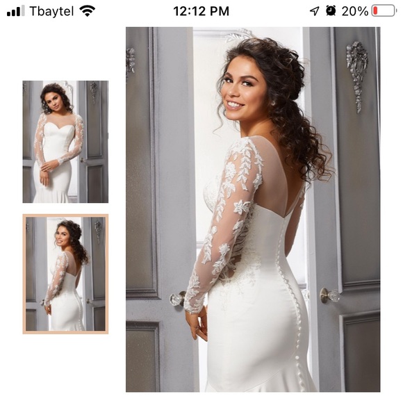 Mori Lee Bridal Sleeves - Picture 1 of 5